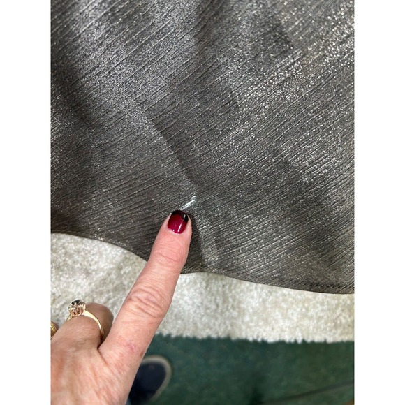 Ignite Evenings By Carol Lin Size 16 Gray Ruffles Layers Vintage Jacket - Picture 9 of 16